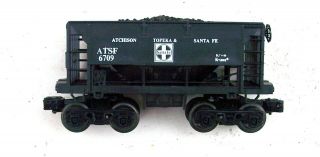 Vintage K - Line Santa Fe Railroad Ore Car 6709 W/ Removable Load Atsf O - Scale