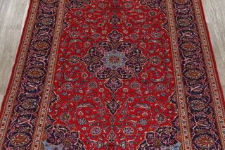 Traditional Floral Oriental Wool Area Rug Red Handmade Living Room Carpet 8x11 2
