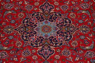 Traditional Floral Oriental Wool Area Rug Red Handmade Living Room Carpet 8x11 3