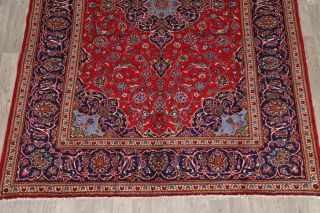 Traditional Floral Oriental Wool Area Rug Red Handmade Living Room Carpet 8x11 4
