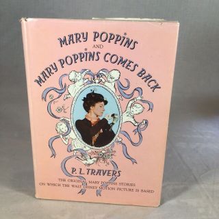 1963 Mary Poppins And Mary Poppins Comes Back 2 Stories In 1 Book Vintage