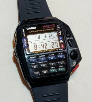 Casio Cmd 40 1174 Wrist Remote Tv Control Watch Battery Strap,  Instructions