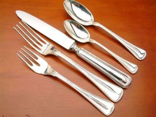 Milano By Buccellati Sterling Silver Flatware 5 Piece Place Setting,  Gently