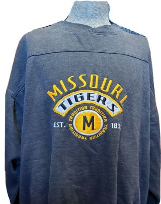 Vtg Crable Sportswear Ncaa Missouri Tigers Mizzou Men 