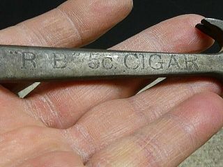 Antique Cast Iron " R B " 5 Cent Cigar Pipe/smoking Tool Hammer