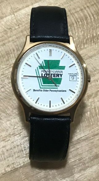 Pennsylvania Lottery Advertising Novelty Hamilton Quartz Watch