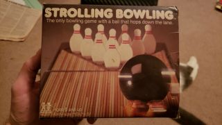 Vintage Tomy Strolling Bowling Wind Up Game Toy 7071 1980s Rare Vintage