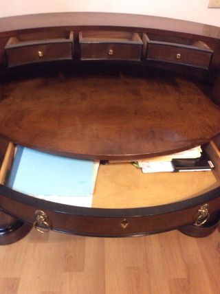 Century Biedermeier Curved Writing Desk 6