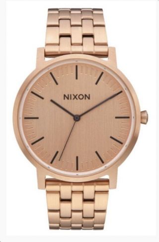Nixon " The Porter " All Rose Gold Watch