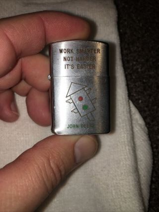 Vintage John Deere Factory Employee Lighter,  Hard To Find