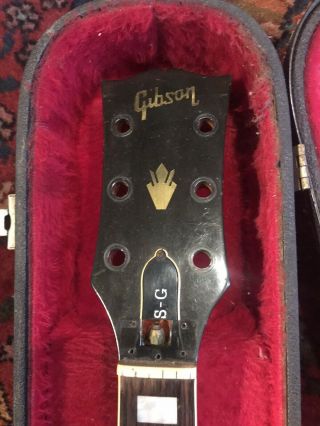 Vintage 1976 Gibson SG Standard Guitar And Case Project Luthier 2