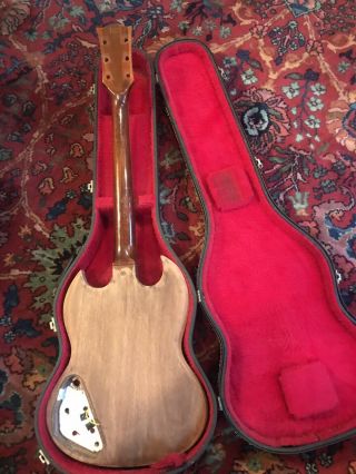Vintage 1976 Gibson SG Standard Guitar And Case Project Luthier 3