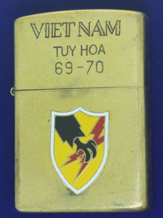 Us Army Security Agency Tuy Hoa 1969 1970 Vietnam Zippo Lighter Zz3
