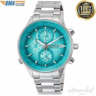Wired Chronograph Agaw451 Blue - Green Men 