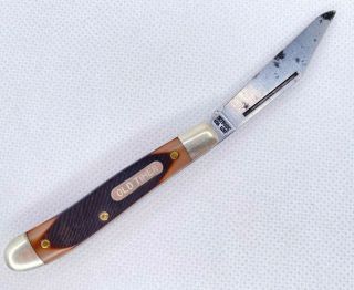 Vintage Schrade Old Timer 120t Single - Blade Pocket Knife Usa Carbon Steel