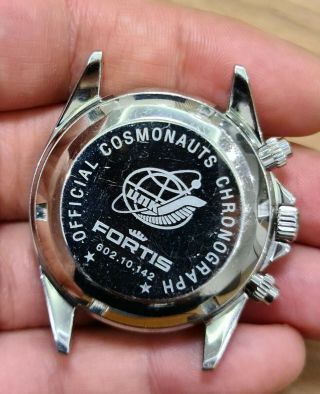 FORTIS MENS Cosmonauts Chronograph Lemania 5100 602.  10.  142 CASE 39MM 3