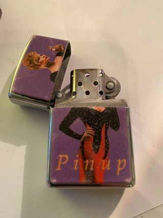 AUTHENTIC ZIPPO PIN - UP LIGHTER 