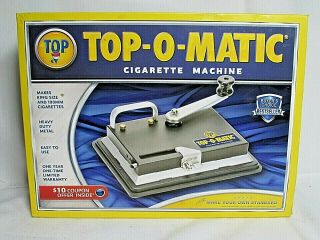 Top - O - Matic Cigarette Machine: Makes King Size And 100 Mm Cigarettes