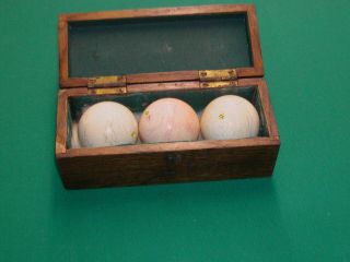 Set Of Antique Billiard Balls