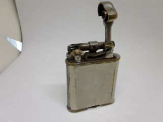 Vintage 1930 ' s Polo Art Deco Lift Arm Pocket Petrol LIGHTER - Made in England 2