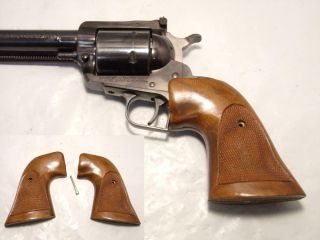 360 Vintage Jay Scott Walnut Gun Grips For Ruger Old Models Blackhawk