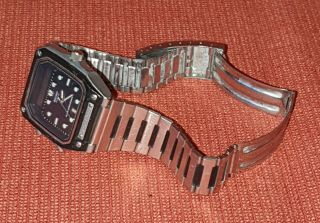 Vintage Gents Seiko Quartz Alarm Chronograph Sports 100 Watch H557 - 509a