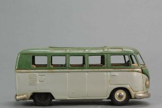 Antique Tin Toy Bandai Japan Volkswagen Samba Van Japanese Passenger Car