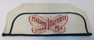 Vintage Madame Butterfly 5 Cent Cigar Advertising Cap Hat