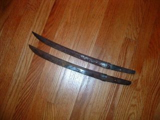[sj - 163] Japanese Samurai Sword: Two Mumei Wakizashi Blades