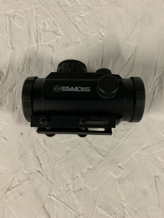 Vtg.  Simmons Red Dot 30mm Black - Red/clear Illumination,  800515 - Ruger Colt