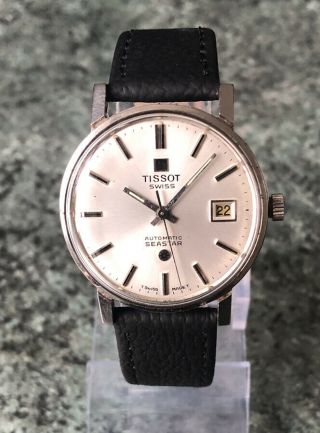 Vintage 1970s Tissot Seastar Automatic Date Watch,  Fully