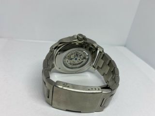 Fossil BQ2425 Privateer Silver Automatic Mechanical Skeleton SS Men ' s Watch 3