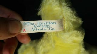 Rushton Star Creation Rubber Face Easter Bunny Holding Egg 6