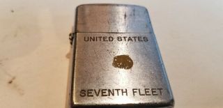 Vintage Cigarette Lighter Prince Rocky United States Seventh Fleet Navy
