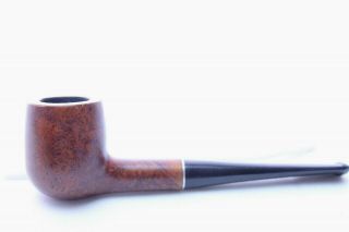 Vintage Pipe Maker Straight Billiard Smooth Briar Pipe - Great Shape