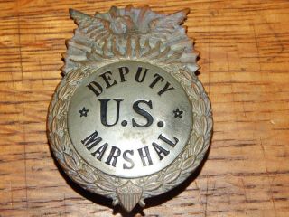Antique Us Marshal Deputy Marshal Police United States Marshal Las&s Co