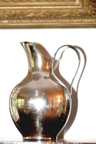 Art Deco International Silver Co.  Sterling Silver Water Pitcher 4