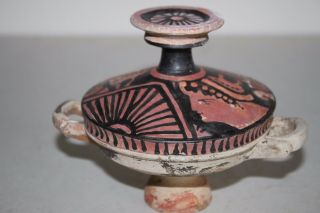 Ancient Greek Pottery Red Figure Lekannis 4th Century Bc