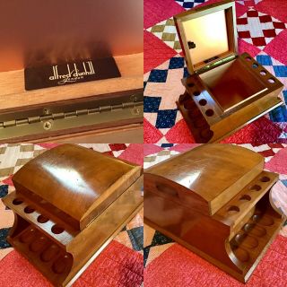 Alfred Dunhill Of London Tobacco Humidor / Pipe Rack Holder
