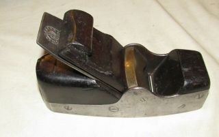 Antique Spiers Ayr Dovetailed Steel Infill Smoothing Plane Woodworking Tool