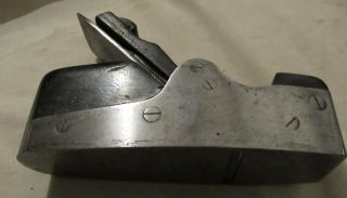 Antique SPIERS AYR dovetailed steel infill smoothing plane woodworking tool 2