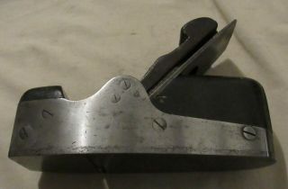 Antique SPIERS AYR dovetailed steel infill smoothing plane woodworking tool 5