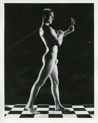 Vintage Gay Interest Photo By Bruce 4x5 1950 