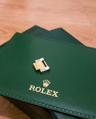 ROLEX Oyster Link Solid 18k Gold/Steel Datejust 41 116333 126333 2