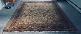 Area rug — Hand Loomed Wool & Silk - 8’x10’ 2