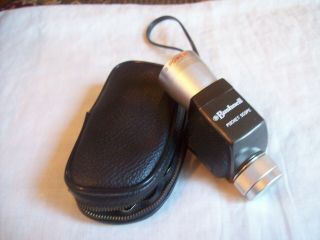 Vintage Bushnell Pocket Scope And Case 8 Power Wide Angle