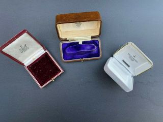 3 X Antique / Vintage Jewellery Boxes - Jorgen Jensen