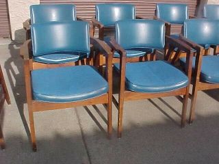 2 Vintage Mid Century Modern Gunlocke Chairs