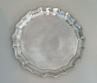 Reed & Barton Sterling Silver Tray,  X365,  Chipendale,  12 ".  702g.