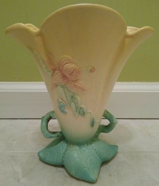 Vintage Hull Woodland W 16 8 1/2 " Vase Made In Usa